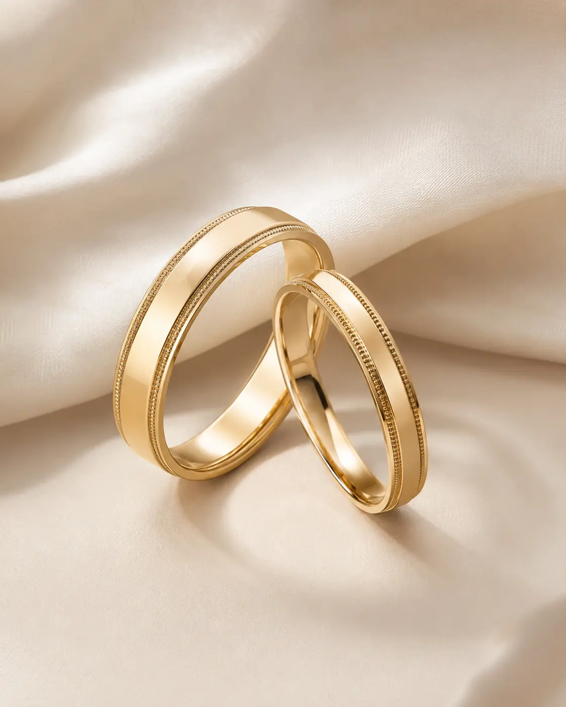 Gold wedding rings